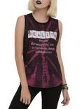 Reality Definition Sublimation Girls Muscle Top, BURGUNDY, hi-res