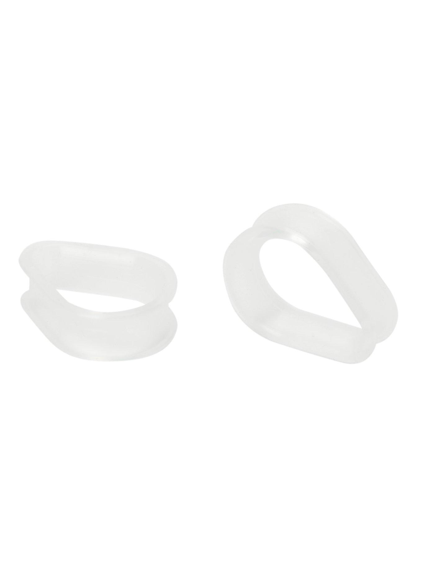 Kaos Softwear Clear Earskin Teardrop Plugs 2 Pack Hot Topic