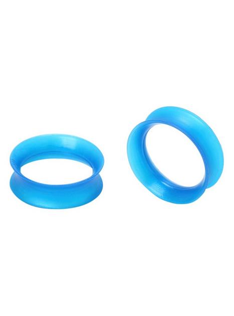 Cobalt Blue Silicone Earskin Eyelet Plugs | Hot Topic