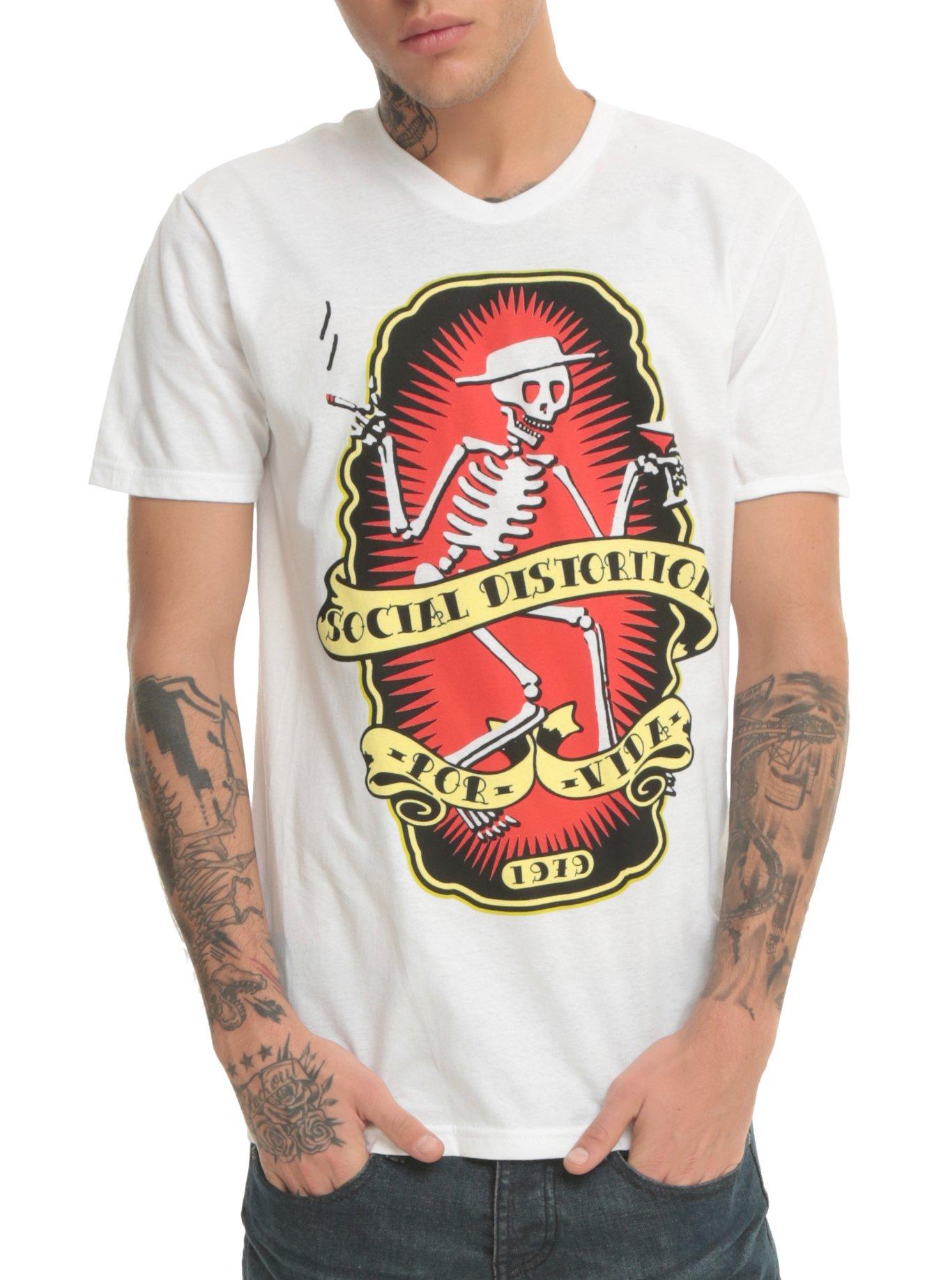 Social Distortion Por Vida T-Shirt, , hi-res