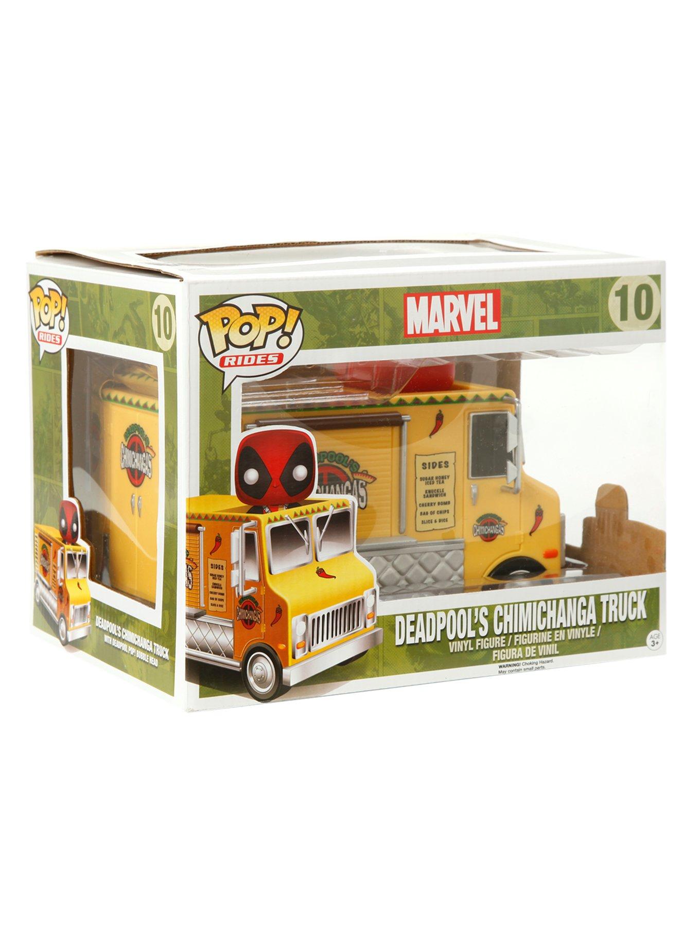 Funko Pop Rides: Deadpool's Chimichanga Truck Action Figure