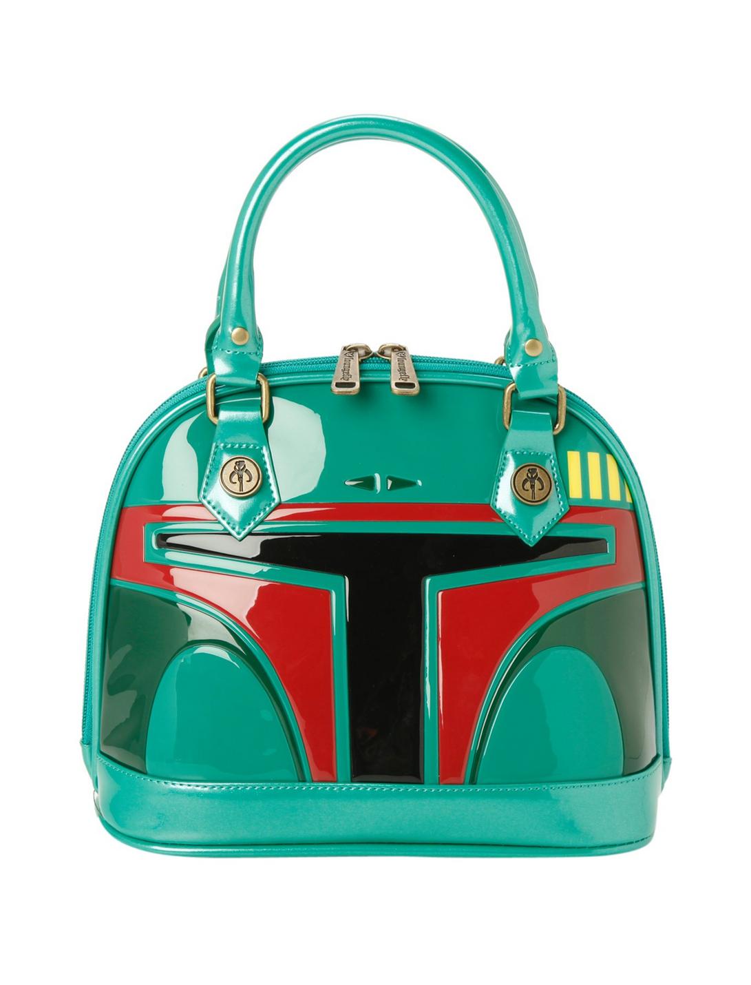 Star Wars Loungefly Boba Fett Patent Dome Bag, , hi-res