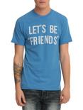 Let's Be Friends T-Shirt, BLACK, hi-res