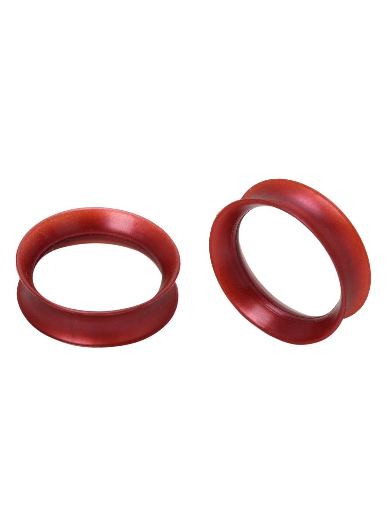Kaos Softwear Maroon Pearl Earskin Eyelet Plug 2 Pack, MULTI, hi-res