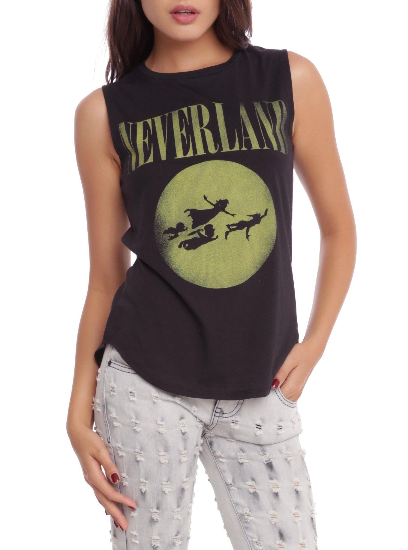 Disney Peter Pan Never Land Girls Muscle Top, BLACK, hi-res