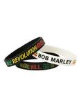 Bob Marley Rubber Bracelet 3 Pack, , hi-res