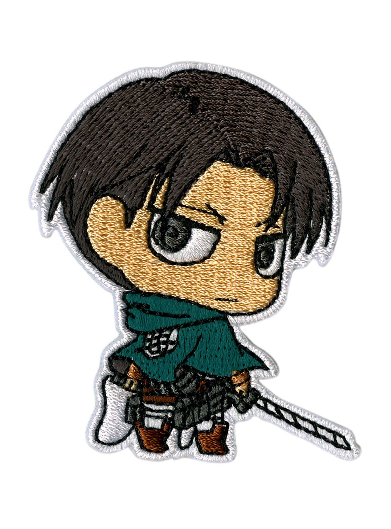 Attack On Titan Chibi Levi Patch, , hi-res