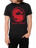 Mortal Kombat Classic Distressed Logo T-Shirt, BLACK, hi-res