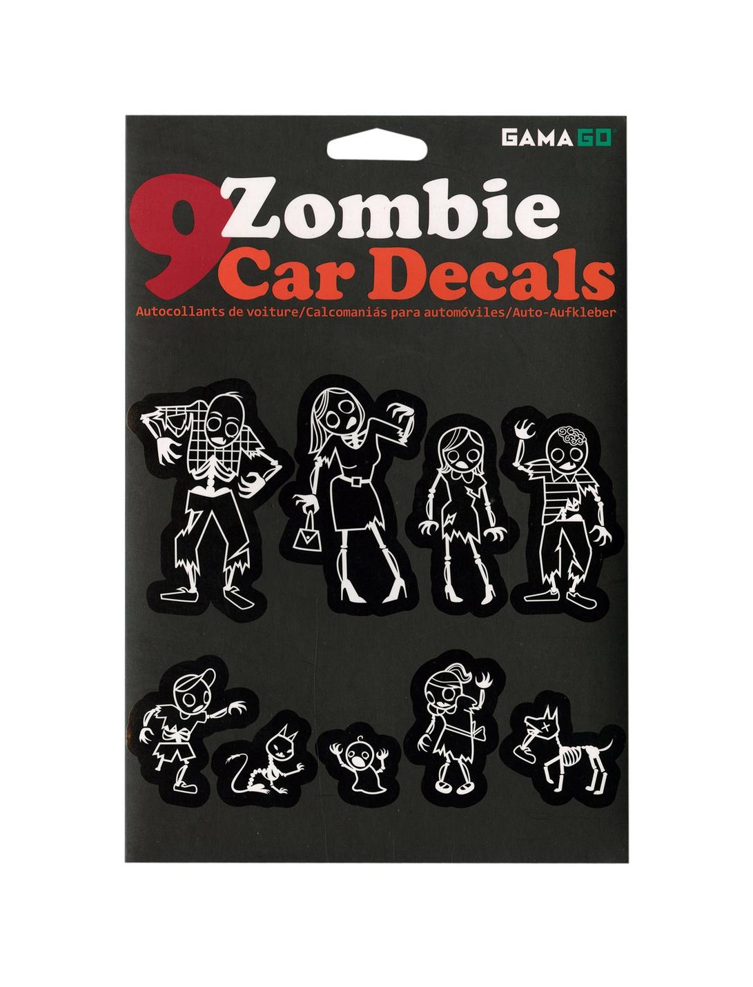 Zombie Car Decals, , hi-res