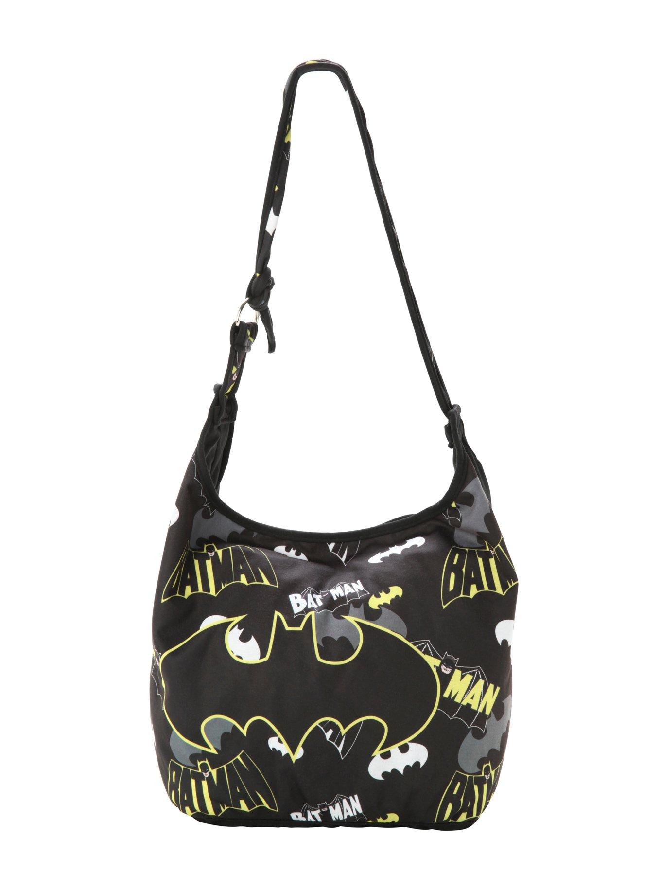 DC Comics Batman Logo Collage Hobo Bag | Hot Topic