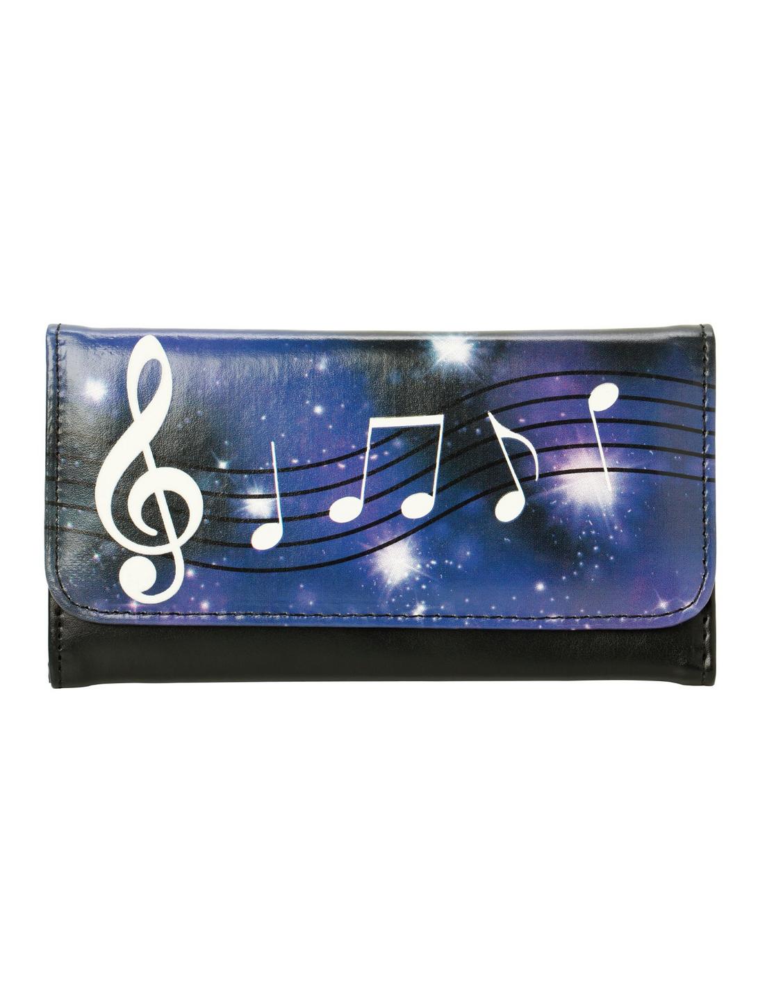 Galaxy Sheet Music Flap Wallet, , hi-res