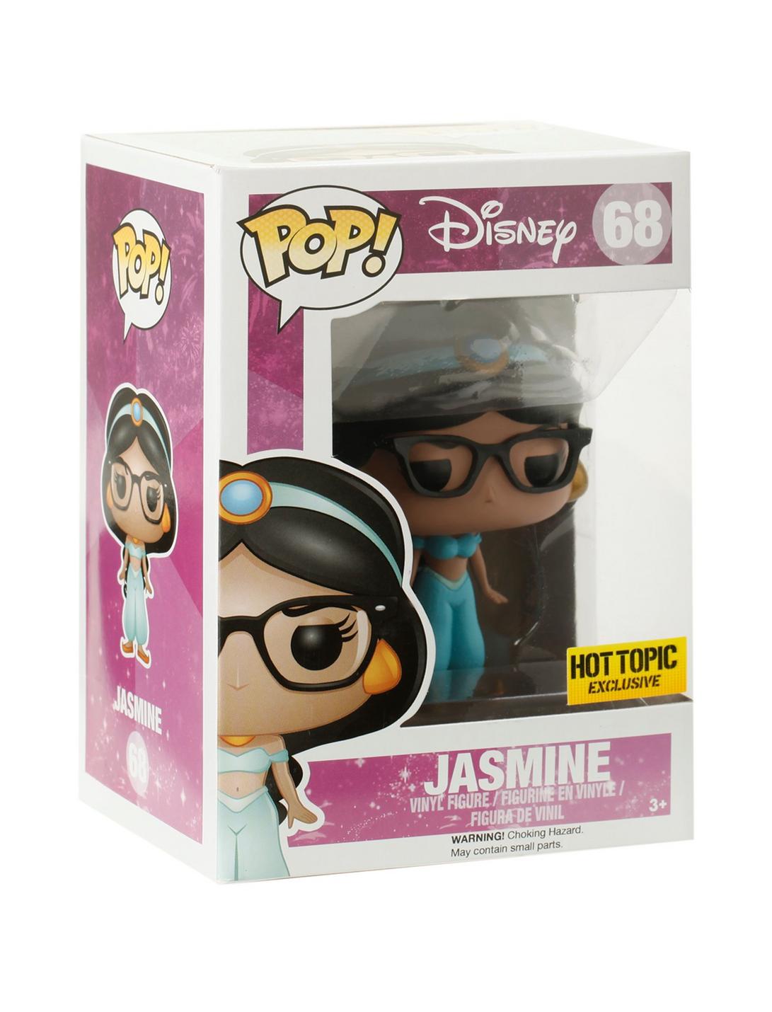 Funko Disney Pop! Aladdin Jasmine (Glasses) Vinyl Figure Hot Topic Exclusive, , hi-res