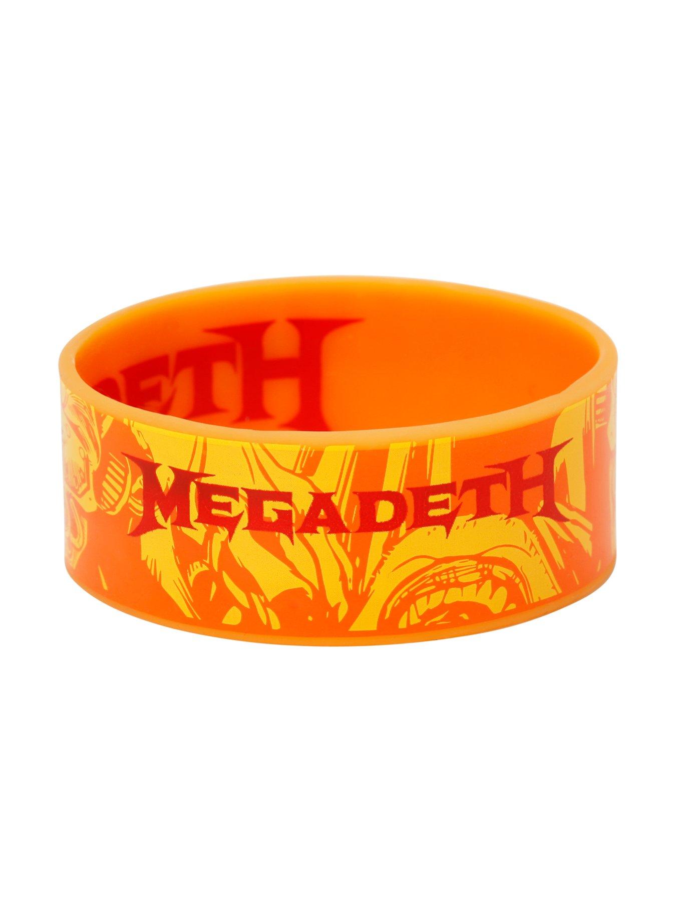 Megadeth Comic Rubber Bracelet, , hi-res