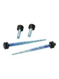Acrylic Iridescent Blue Purple Micro Taper And Plug 4 Pack, LIGHT BLUE, hi-res