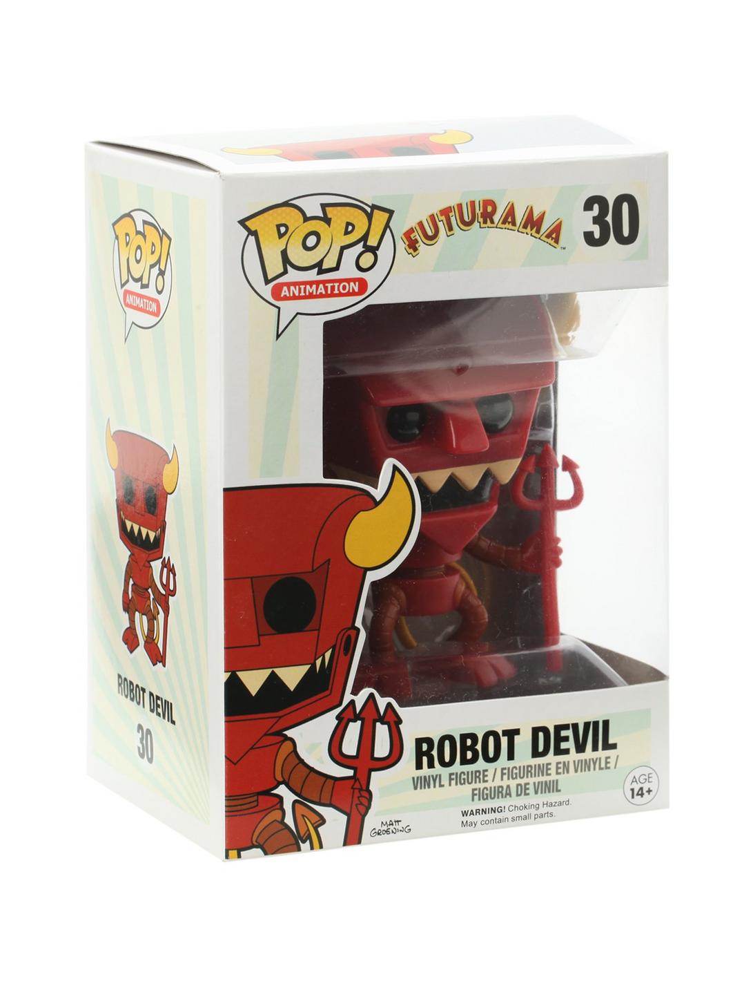 Funko Futurama Pop! Animation Robot Devil Vinyl Figure, , hi-res