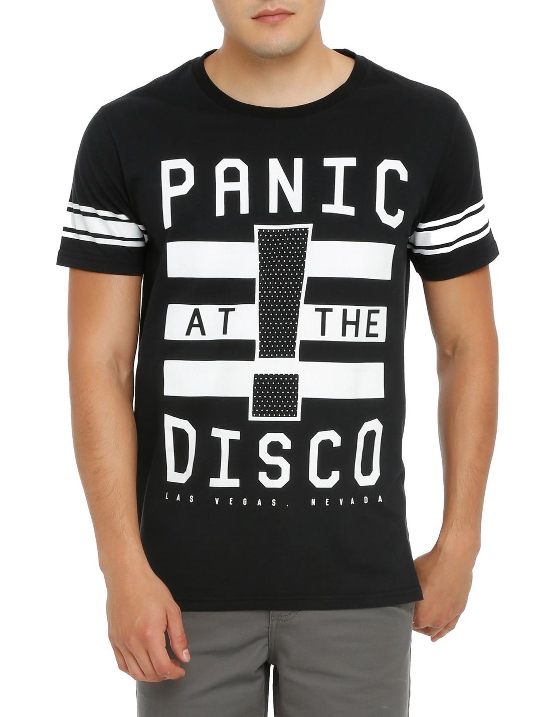 Panic! At The Disco Athletic T-Shirt, BLACK, hi-res