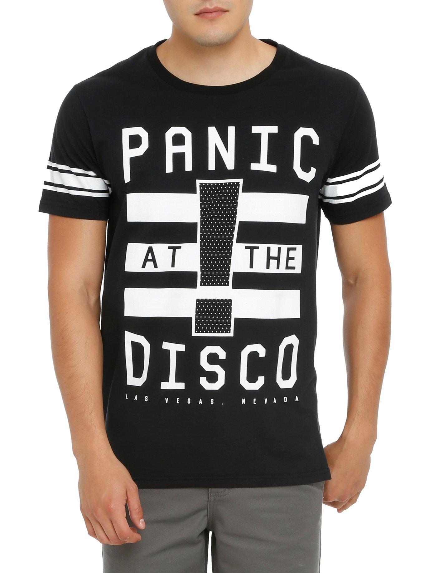 Panic! At The Disco Athletic T-Shirt, BLACK, hi-res