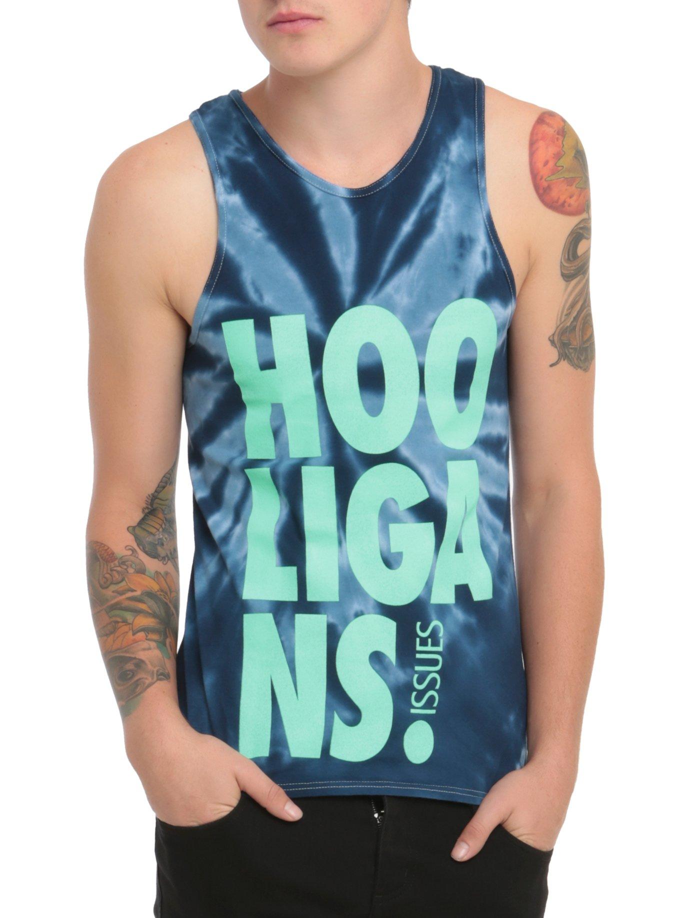 Issues Hooligans Tie Dye Tank Top, ROYAL BLUE, hi-res