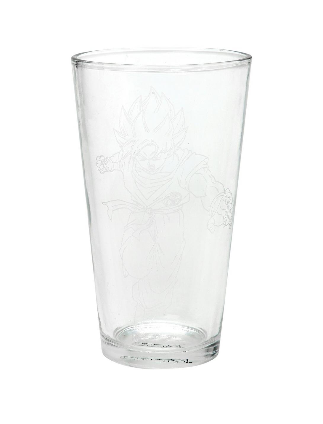 Dragon Ball Z Goku Etched Pint Glass, , hi-res