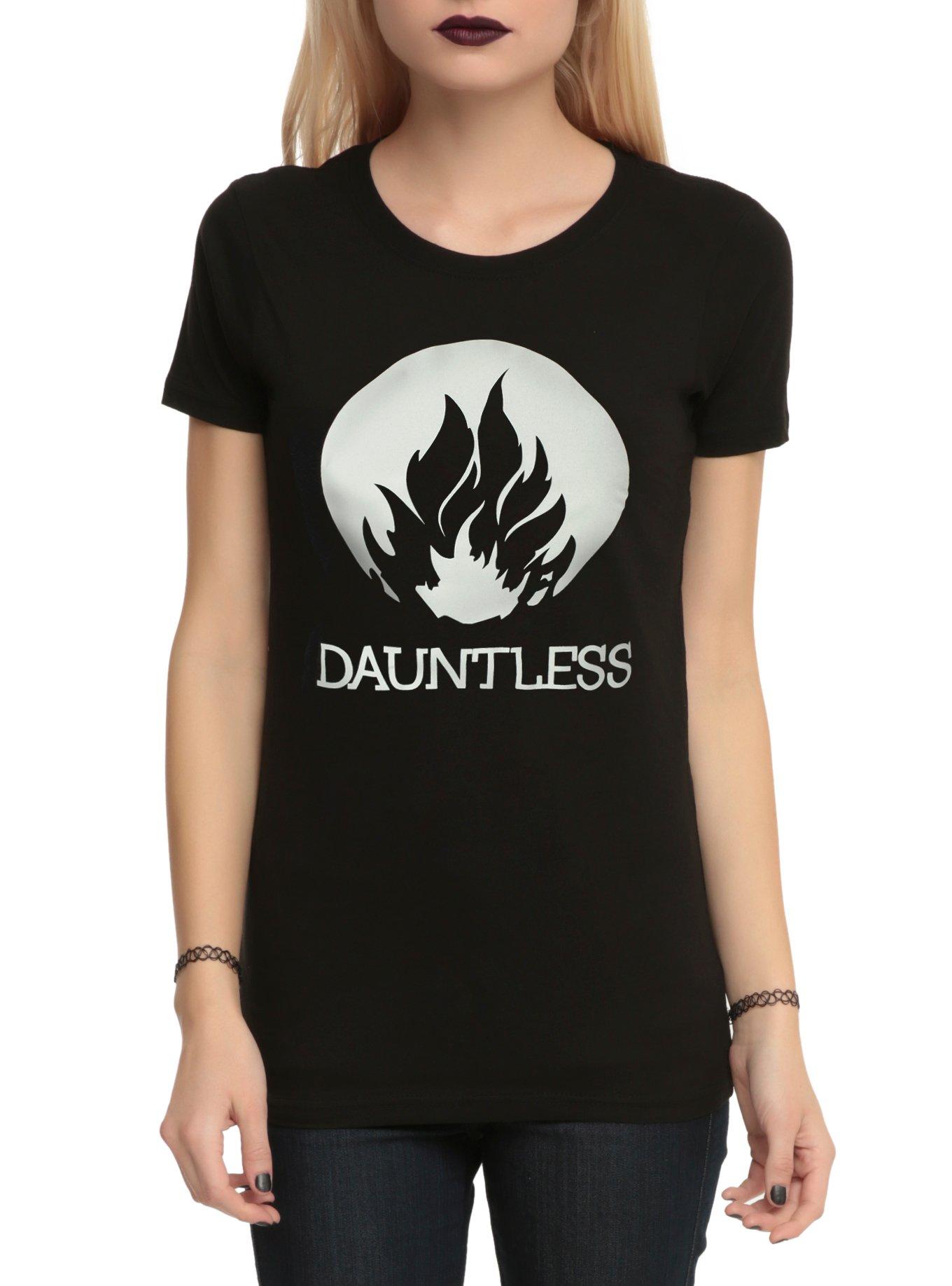 Insurgent Dauntless Logo Girls T-Shirt, BLACK, hi-res