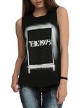 The 1975 Light Box Girls Muscle Top, BLACK, hi-res