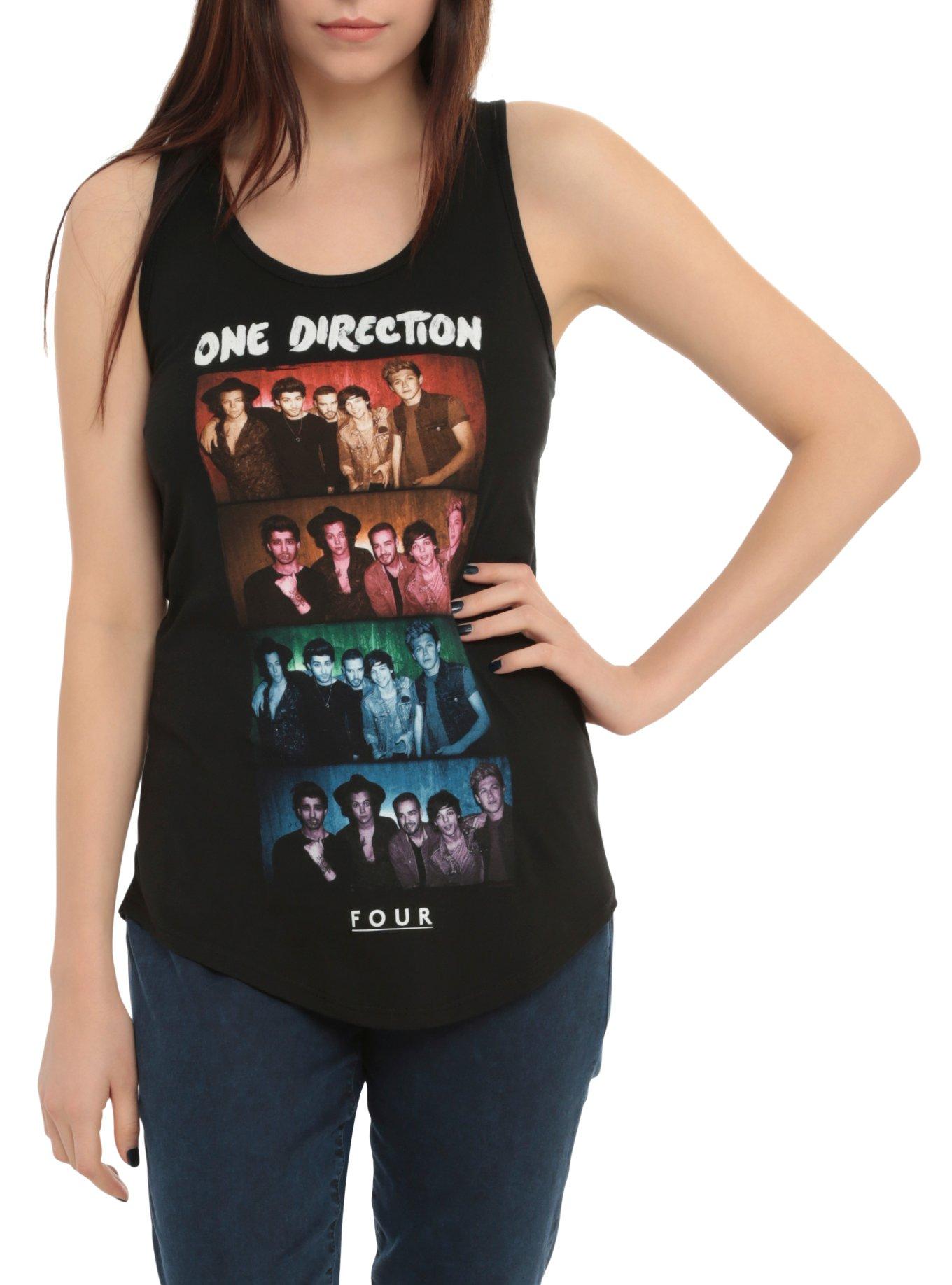 One Direction Color Boxes Girls Tank Top | Hot Topic