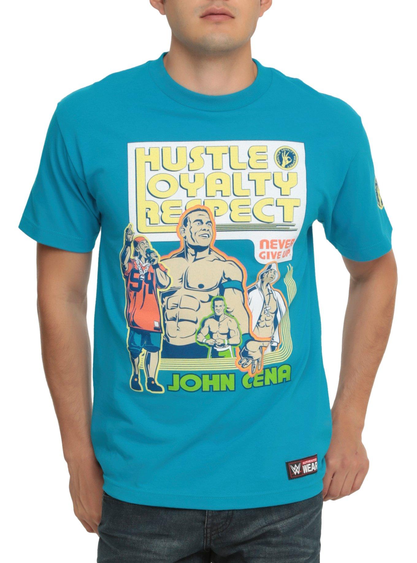  WWE Little Boys' John Cena T-Shirt Shirt, Blue, 4 : Sports &  Outdoors