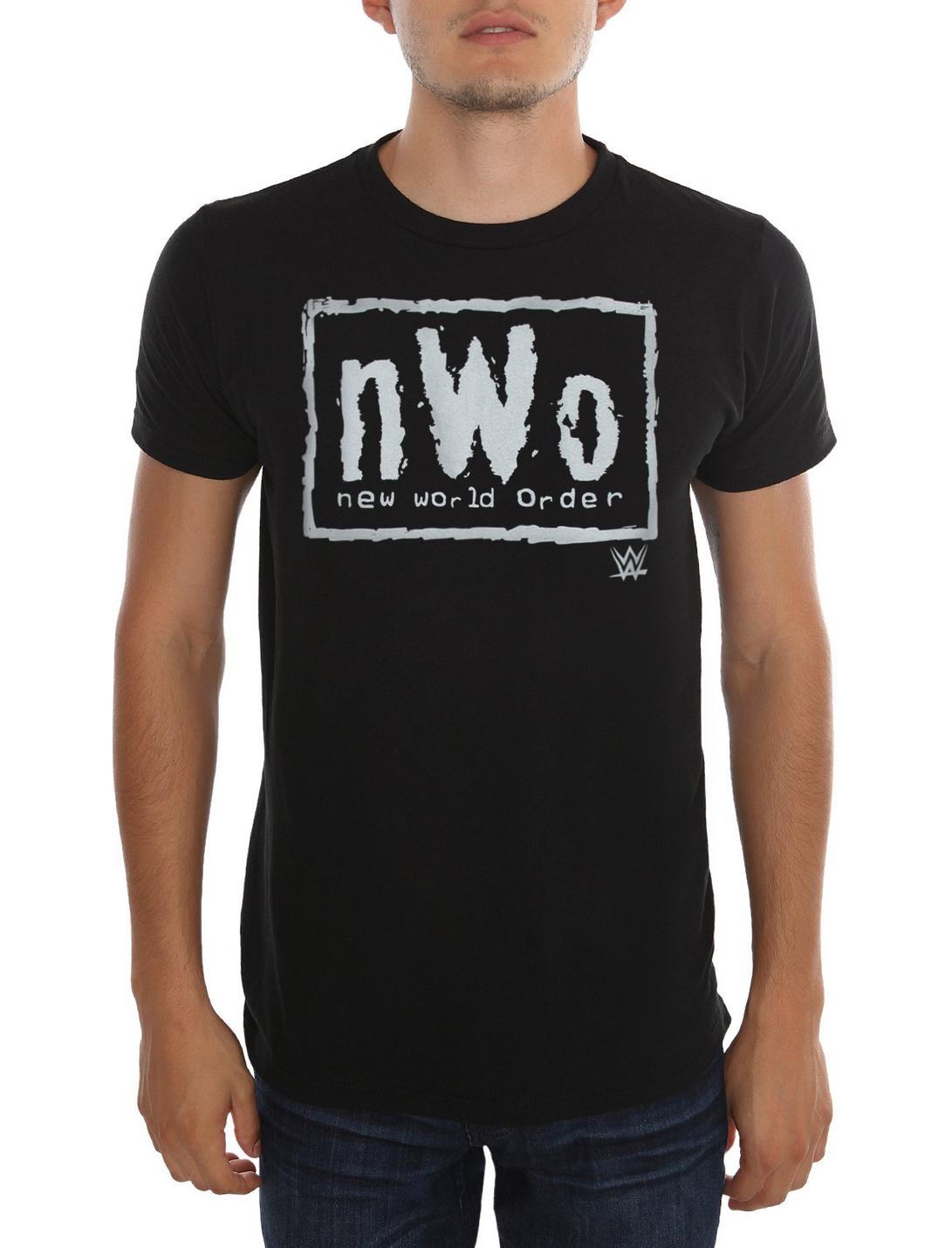 Plus Size WWE NWO Logo T-Shirt, BLACK, hi-res