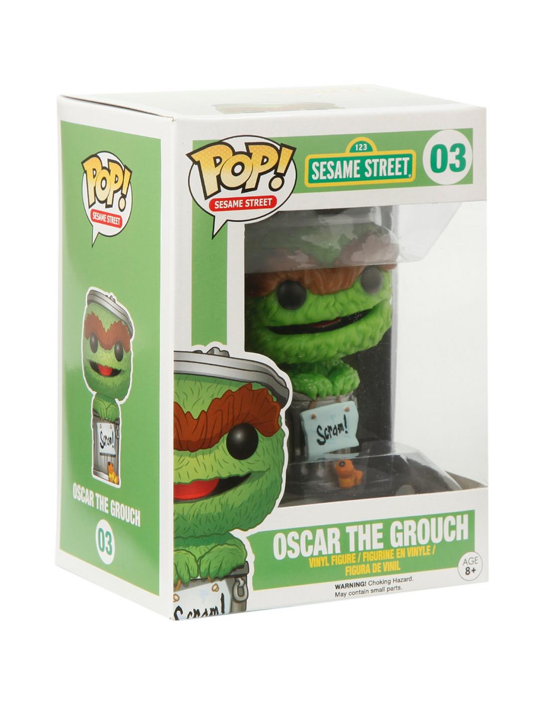 Funko Sesame Street Pop! Oscar The Grouch Vinyl Figure, , hi-res