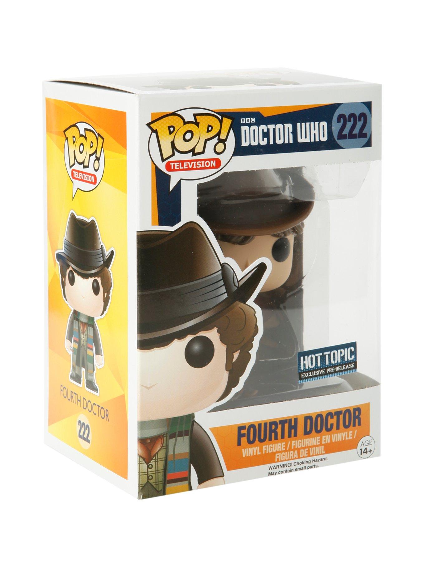 Funko Doctor Who Pop Television Fourth Doctor Vinyl Figure Hot Topic Exclusive Pre Release Hot Topic