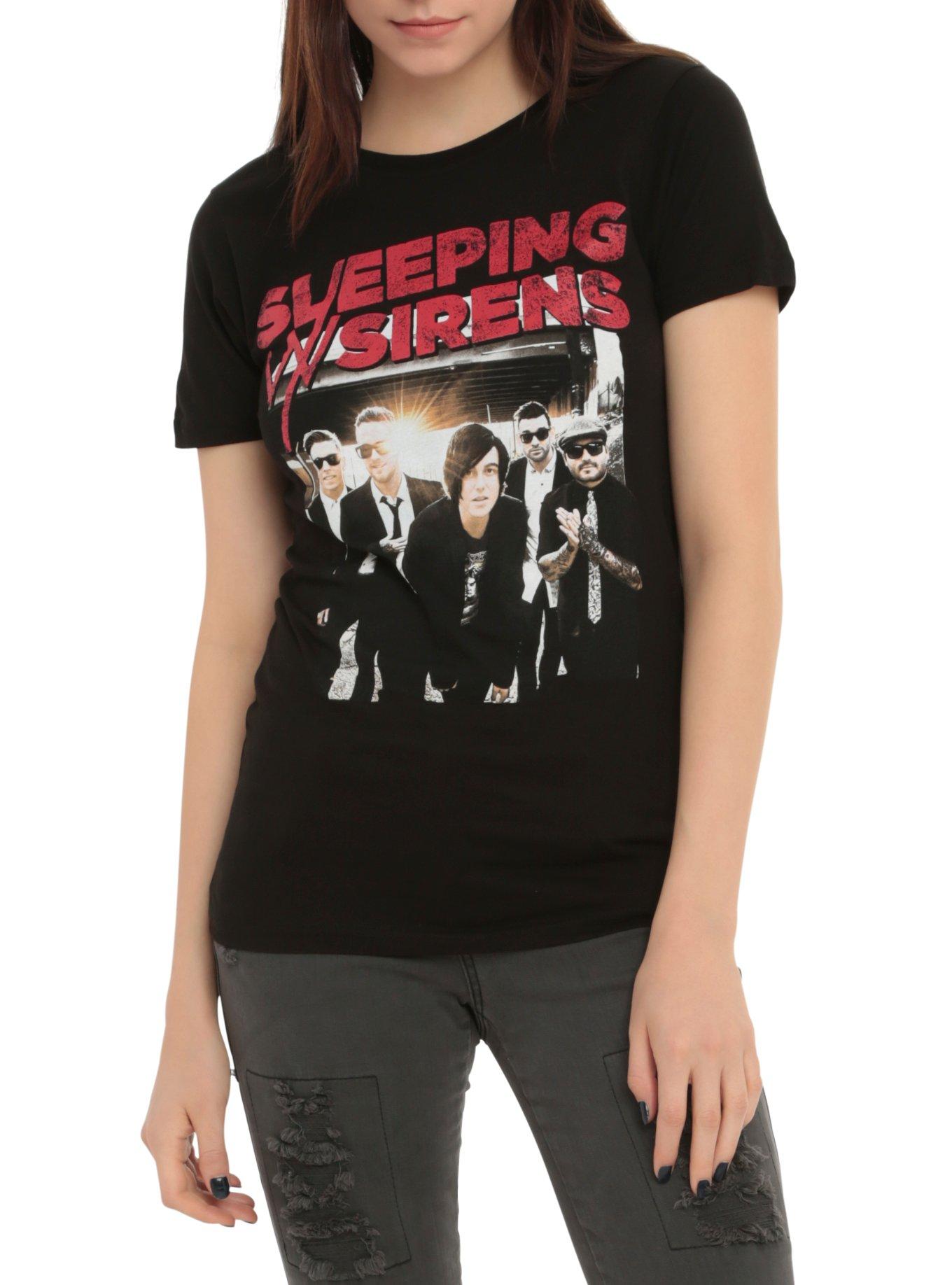 Sleeping With Sirens Suits Girls T-Shirt, BLACK, hi-res