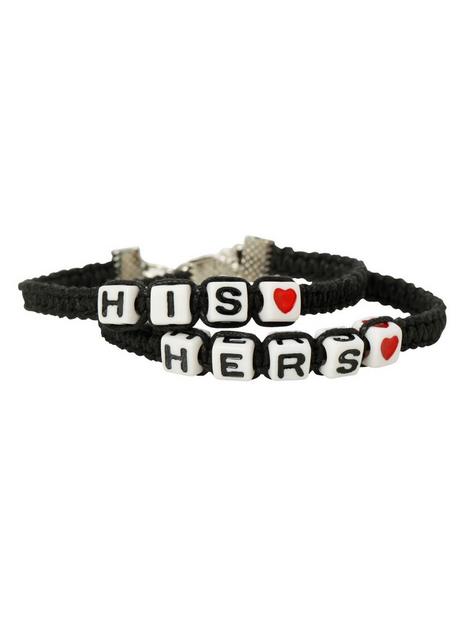 LOVEsick His & Hers Bracelet 2 Pack | Hot Topic