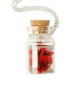LOVEsick Anatomical Heart Bottle Long Necklace, , hi-res