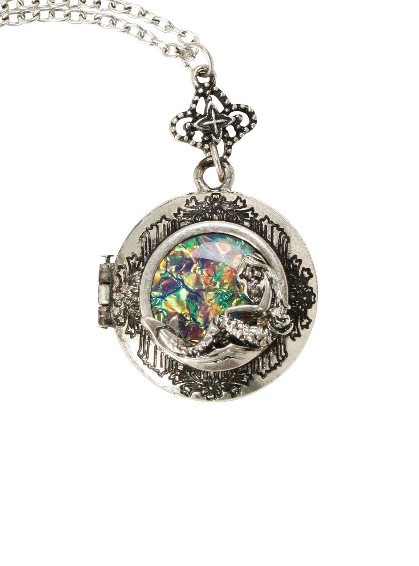 LOVEsick Mermaid Locket Long Necklace, , hi-res