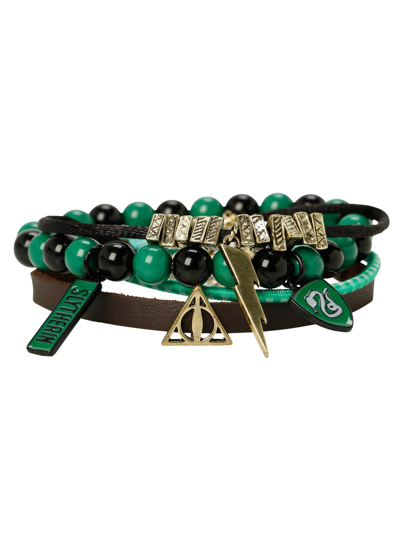 Harry Potter Slytherin Bracelet 4 Pack, , hi-res