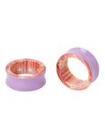 Acrylic Pink Purple & Tan Aztec Plug 2 Pack, , hi-res