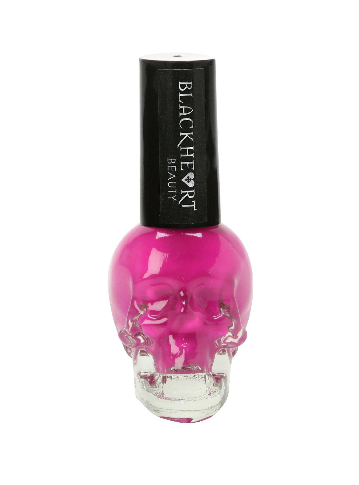 Blackheart Bright Fuchsia Nail Polish, , hi-res