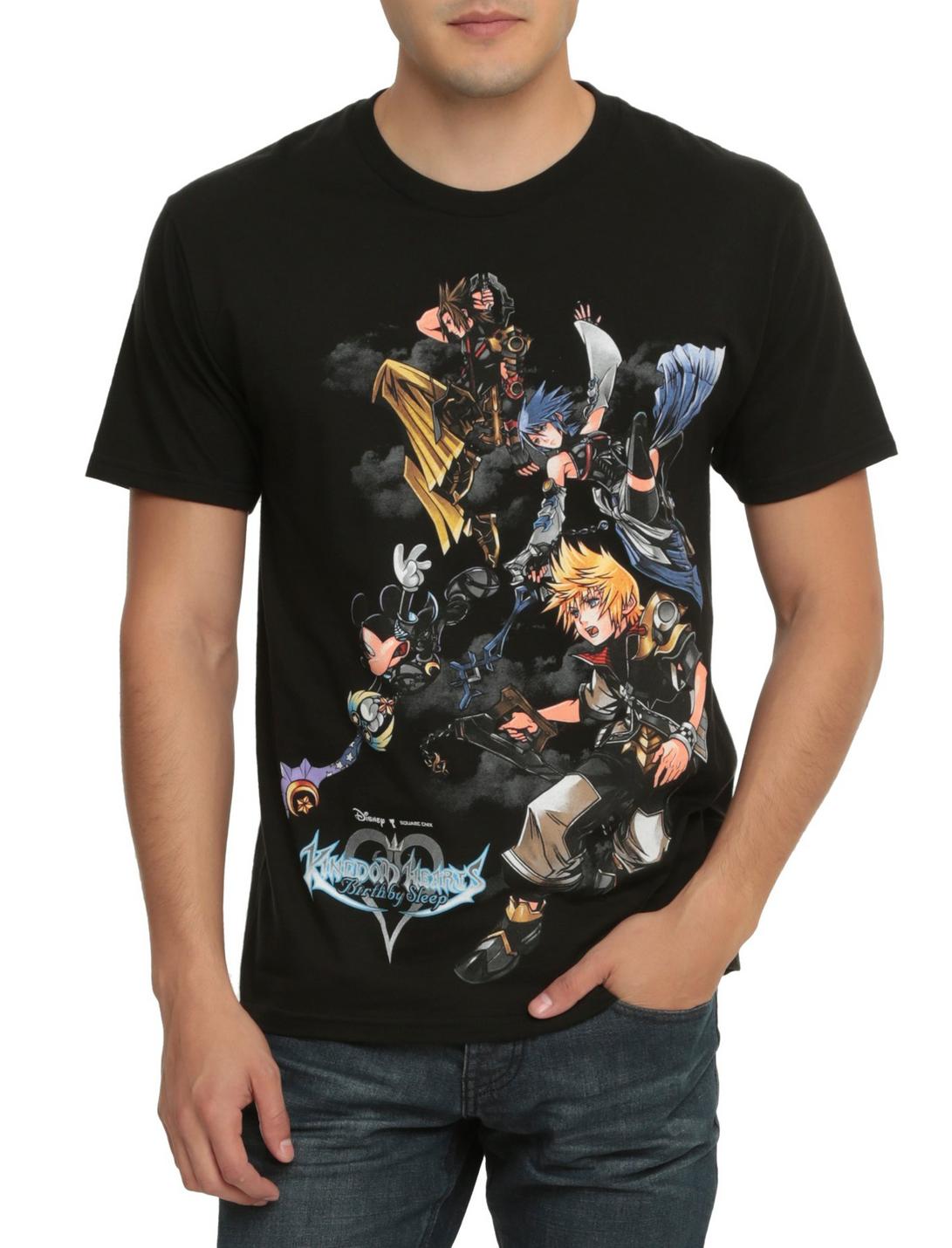 Disney Kingdom Hearts: Birth By Sleep T-Shirt, BLACK, hi-res