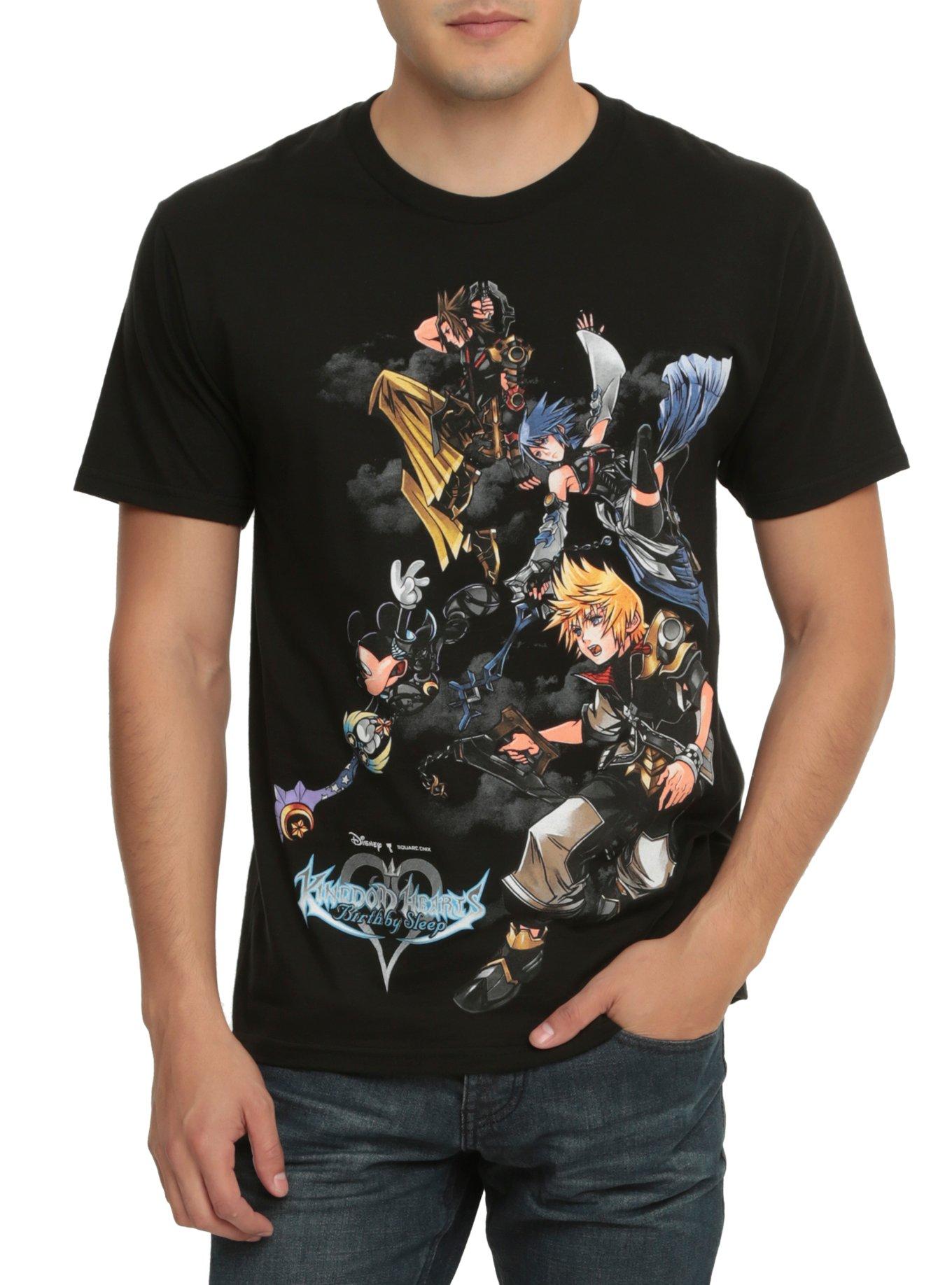 Disney Kingdom Hearts: Birth By Sleep T-Shirt, BLACK, hi-res