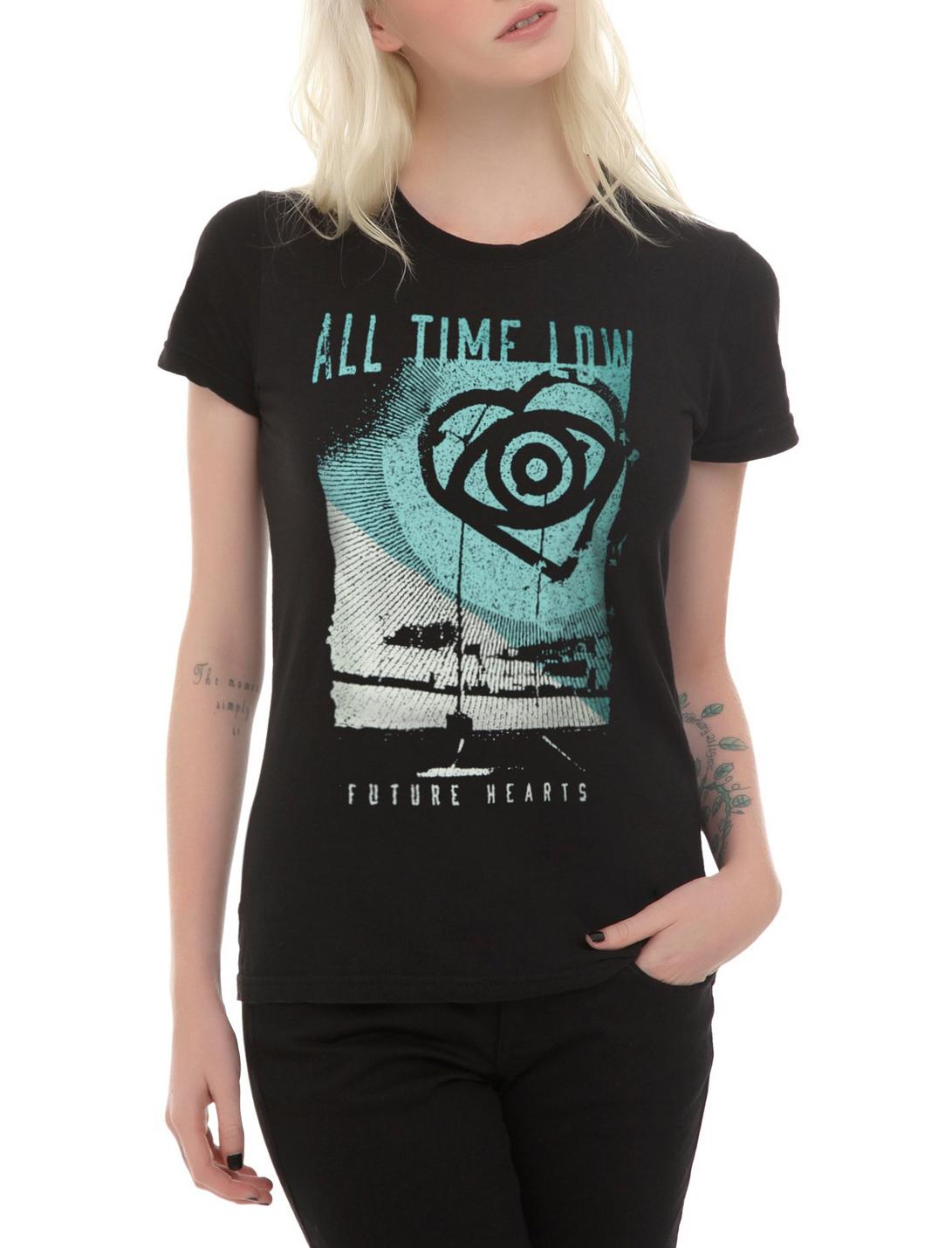 All Time Low Future Hearts Girls T-Shirt, BLACK, hi-res