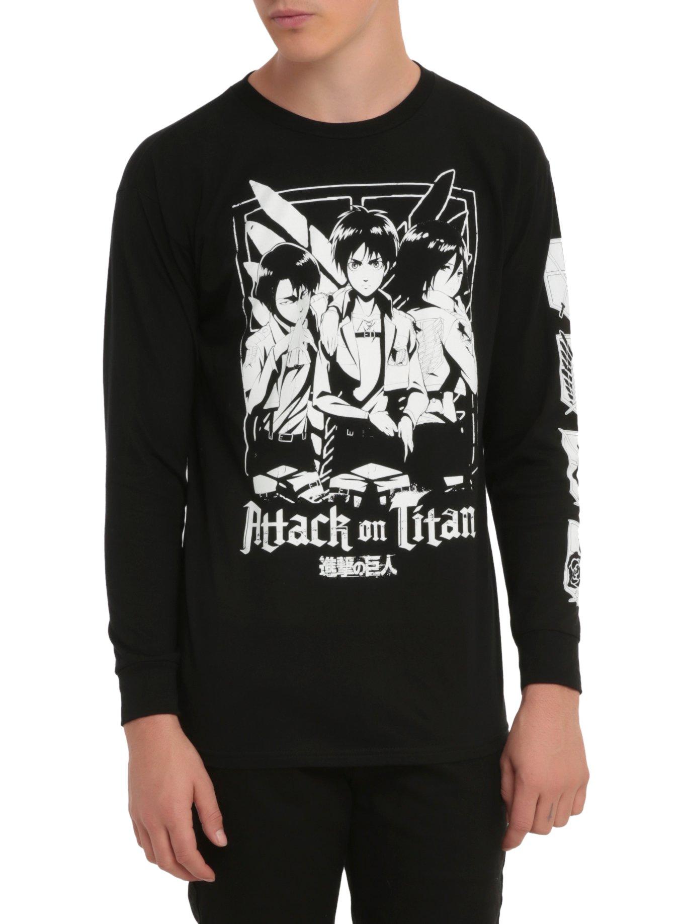 Attack on titan shirt hot cheap topic