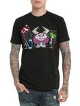 Foster's Home For Imaginary Friends Lineup T-Shirt, BLACK, hi-res
