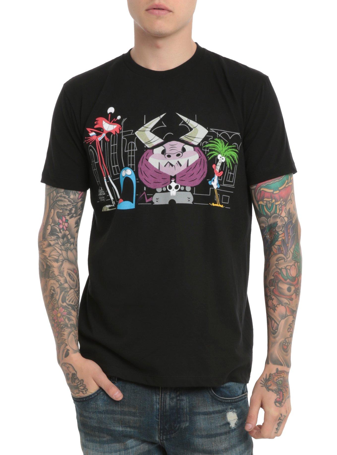 Foster's Home For Imaginary Friends Lineup T-Shirt, BLACK, hi-res