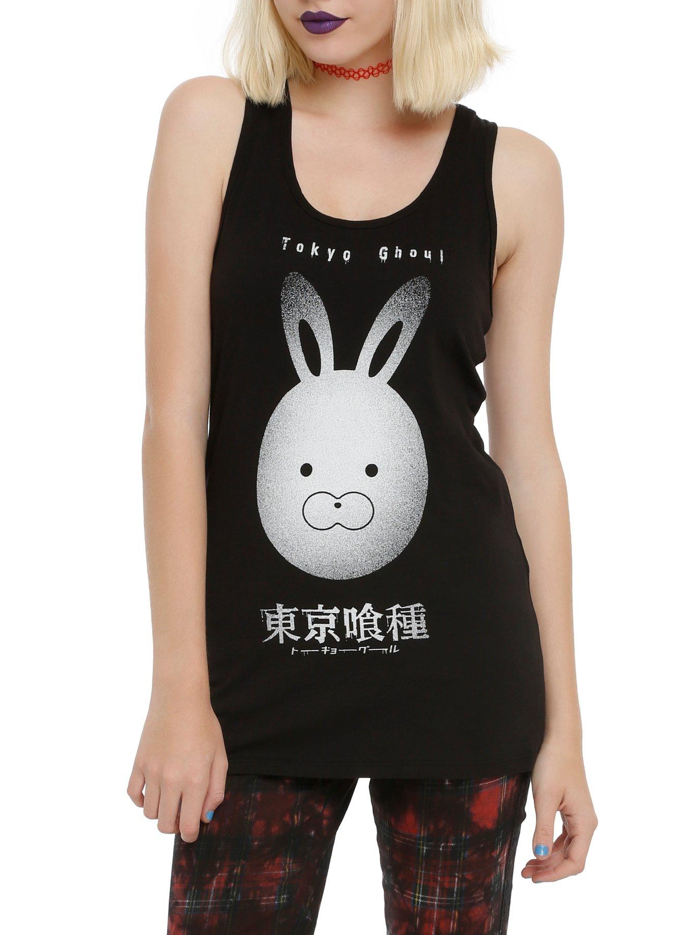 Tokyo Ghoul Rabbit Girls Tank Top, BLACK, hi-res