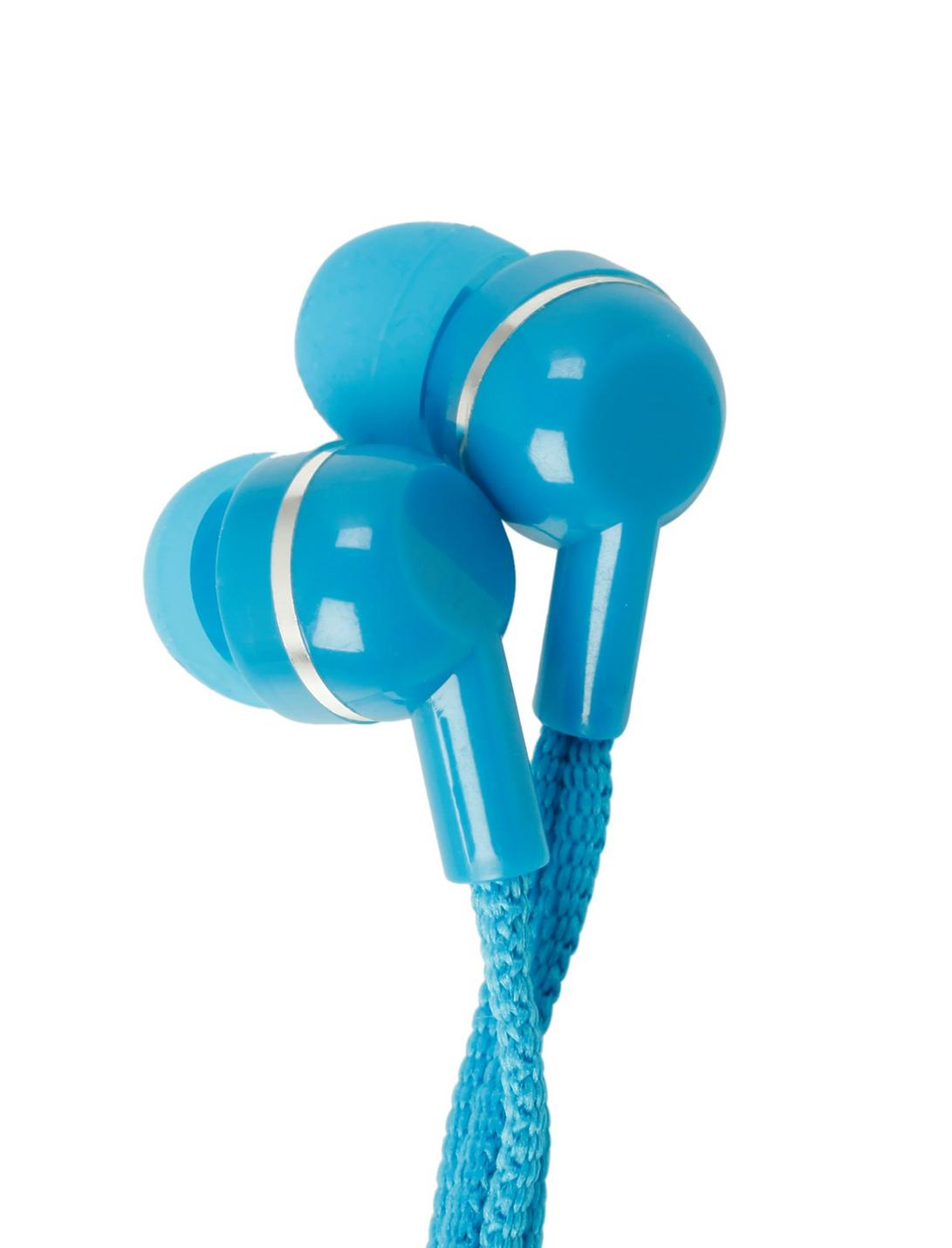iHip Blue Zipper Earbuds, , hi-res