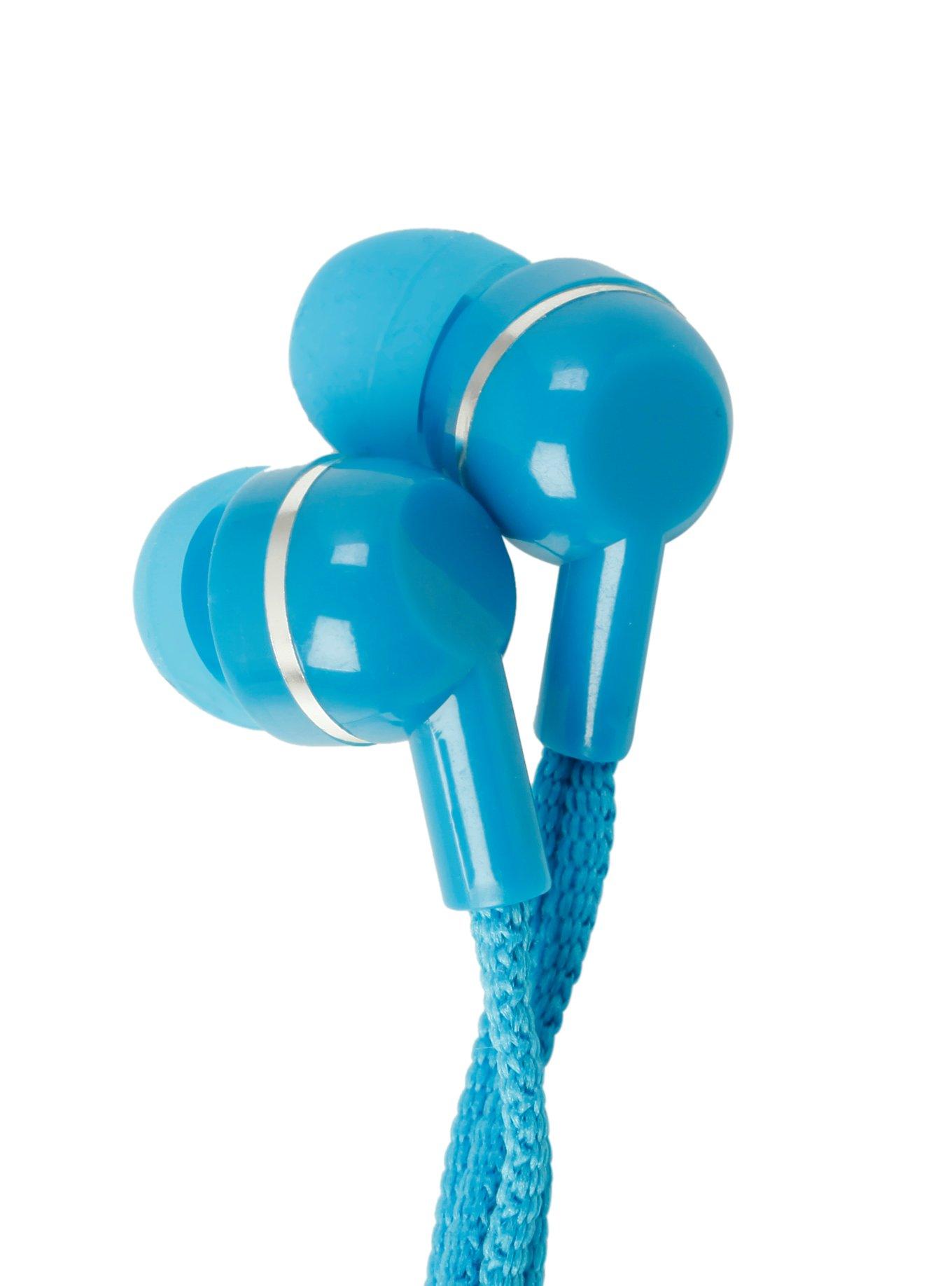 iHip Blue Zipper Earbuds, , hi-res