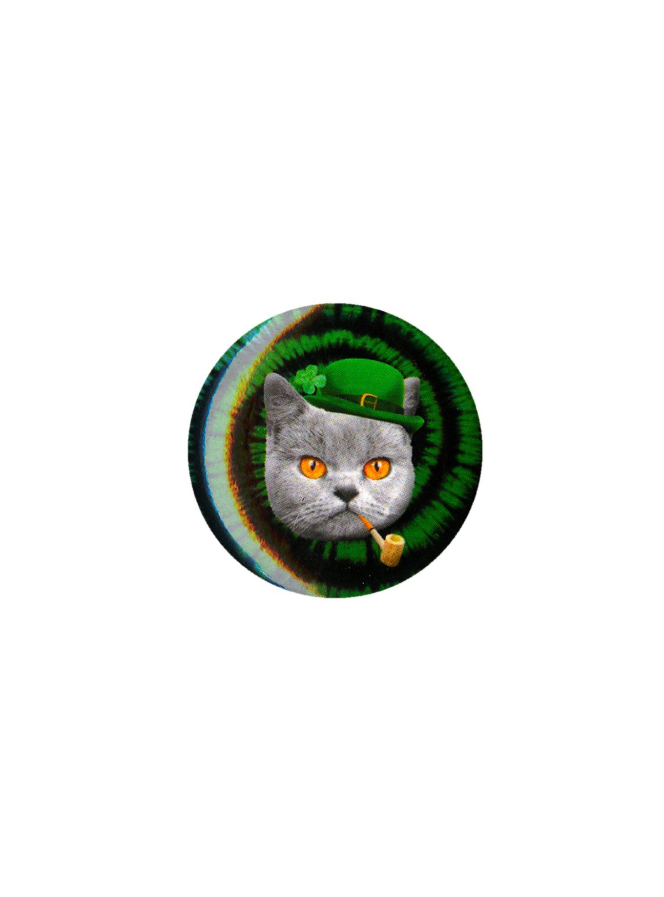 Leprechaun Cat Pin, , hi-res