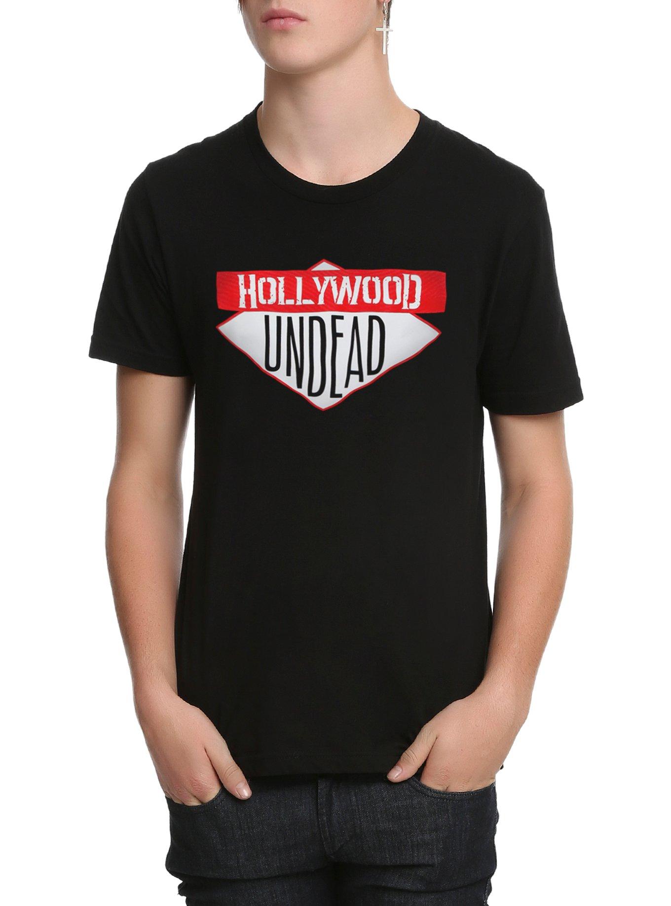Hollywood Undead Diamond Logo T-Shirt, BLACK, hi-res