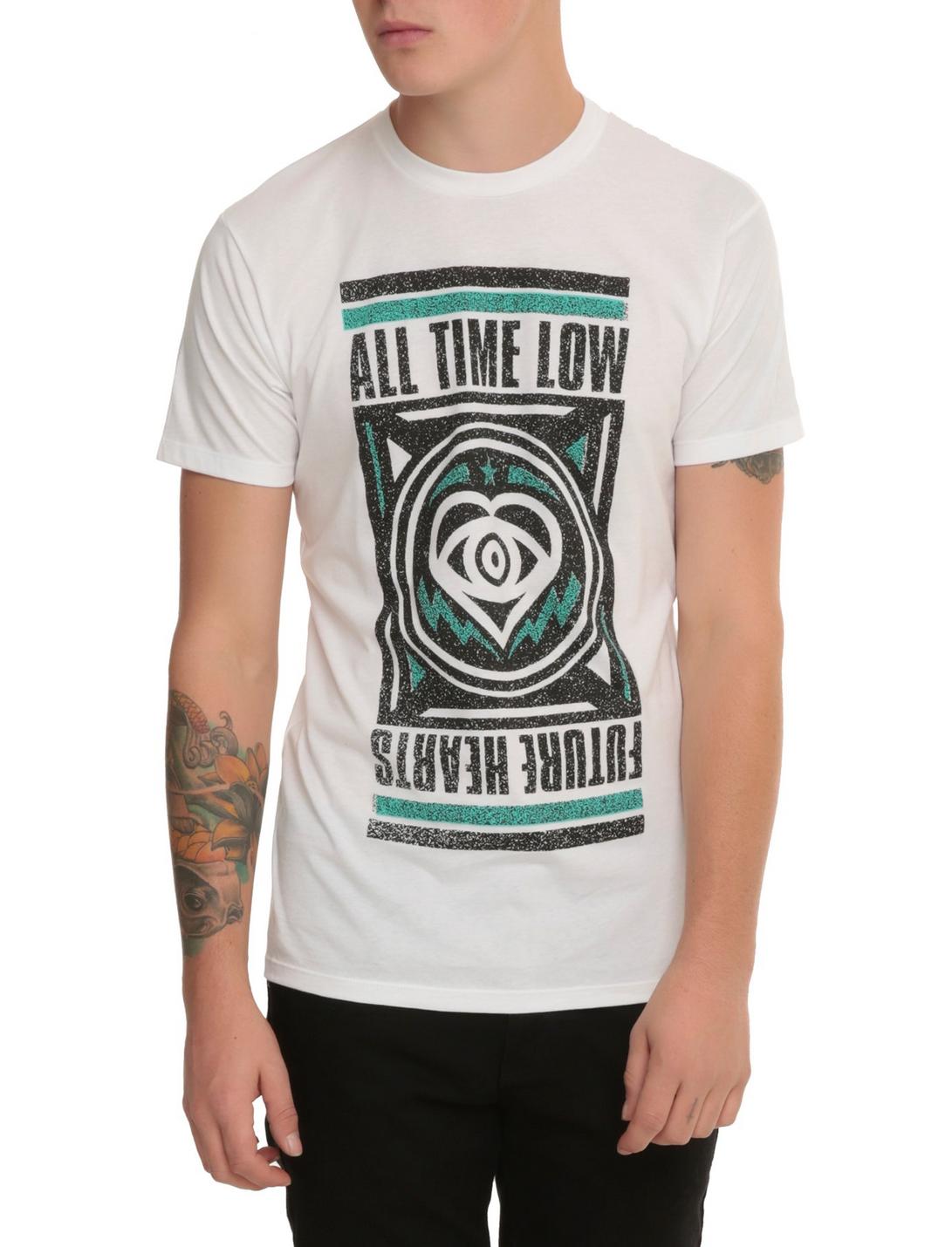 All Time Low Future Hearts T-Shirt, WHITE, hi-res