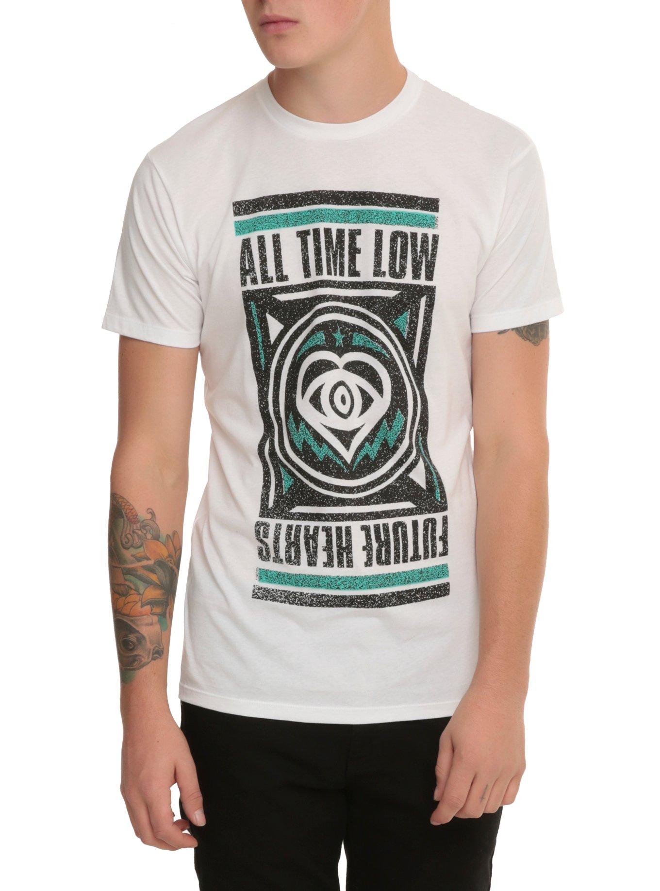All Time Low Future Hearts T-Shirt, WHITE, hi-res